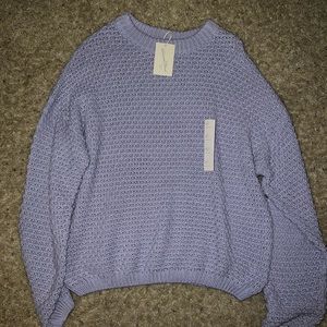 Lavender knit sweater